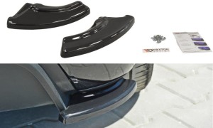 Splittery tylne boczne Fiat Punto Evo Abarth (czarny połysk)