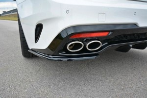 Splittery tylne boczne Kia Stinger GT (czarny połysk)