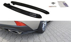Splittery tylne boczne Lexus IS MK3 Polift T (czarny połysk)