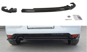 Splittery tylne boczne Renault Megane MK4 Hatchback (czarny mat)