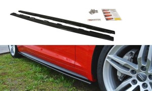 Dokładki progów Audi S5 / A5 S-Line F5 Coupe (czarny połysk)