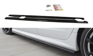 Dokładki progów Audi S6 / A6 S-Line C7 FL (czarny mat)