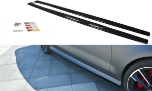 Dokładki progów Audi RS7 C7 FL (czarny mat)
