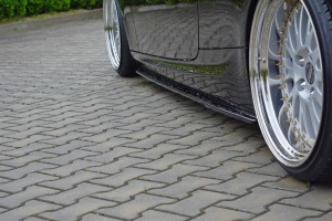 Dokładki progów BMW 3 E92 M-Pack Polift (czarny połysk)