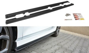 Dokładki progów Ford Fiesta MK8 ST/ ST-Line (czarny połysk)