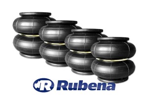 Poduszki 2-bałwankowe RUBENA 130 mm (z pierścieniem) 4 szt.