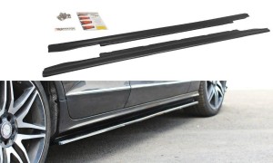 Dokładki progów Mercedes CLS C218 (czarny mat)