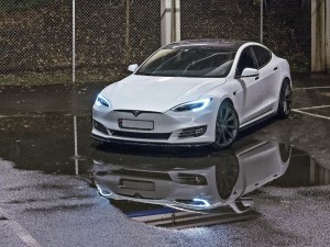 Dokładki progów Tesla Model S Polift (czarny połysk)