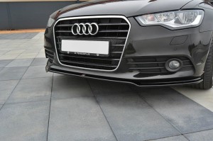 Splitter przedni Audi A6 C7 (czarny mat)