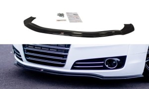 Splitter przedni Audi A8 D4 (czarny mat)