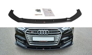 Splitter przedni V1 Audi S3 / A3 S-Line 8V FL (carbon look)