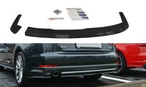 Splittery tylne Audi A4 B9 S-Line (czarny mat)