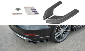 Splittery tylne Audi S3 / A3 S-Line 8V FL Sedan (carbon look)