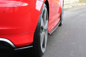 Splittery tylne boczne Audi RS3 8P (czarny mat)