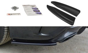 Splittery tylne boczne Mercedes CLA A45 AMG C117 Polift (czarny połysk)