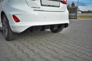 Tylna dokładka Ford Fiesta MK8 ST-Line (czarny połysk)