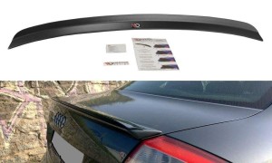 Przedłużenie spojlera Audi A4 S-Line B6 Sedan (czarny połysk)