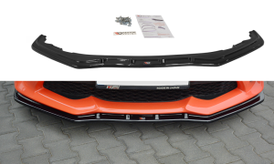 Przedni splitter V3 Toyota GT86 Polift (czarny połysk)