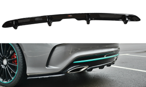 Dyfuzor tylny Mercedes-Benz CLA C117 AMG-Line Polift (czarny połysk)