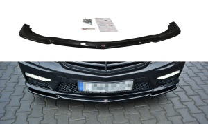 Przedni splitter V1 Mercedes-Benz E63 AMG W212 (czarny połysk)