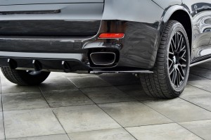 Splittery tylne boczne BMW X5 F15 M50d (czarny połysk)