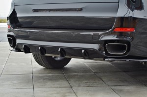 Dokładka tylna BMW X5 F15 M50d (czarny połysk)