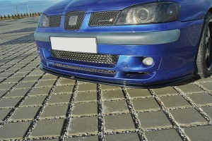 Przedni splitter V1 Seat Ibiza Cupra MK2 Polift (carbon look)