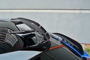 Przedłużenie spojlera V2 Toyota C-HR (czarny połysk)