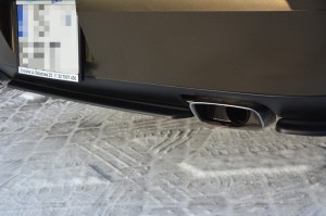 Splitter tylny srodkowy (bez dyfuzora) Dodge Challenger MK3 Phase I SRT8 Coupe (carbon look)