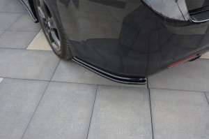Splittery tylne boczne Honda ACCORD MK8 (CU-SERIES) Przedlift / Sedan (czarny połysk)