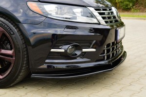 Splitter przedni Volkswagen CC R-Line (czarny połysk)