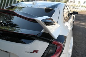 Boczne przedluzenia spojlera Honda Civic X Type R (carbon look) (carbon look)