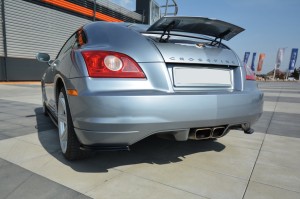 Splittery tylne boczne Chrysler Crossfire (czarny połysk)