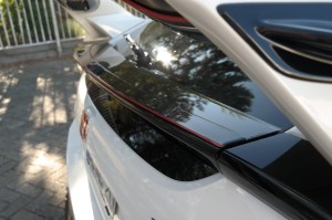 Spojler tylny V3 Honda Civic X Type-R (czarny połysk)