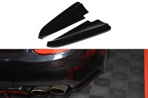 Tylne boczne splittery Maserati Quattroporte MK6 Przedlift (czarny połysk)