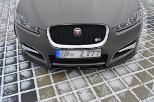 Splitter przedni Jaguar XF (X250) MK1 Sportbrake S-PACK (czarny mat)
