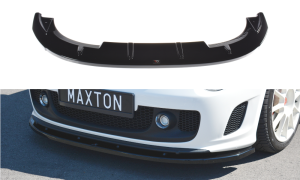 Splitter przedni V2 Fiat 500 Abarth MK1 (czarny połysk)