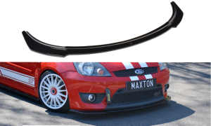 Splitter przedni V2 Ford Fiesta ST MK6 (czarny połysk)
