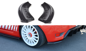 Splittery tylne boczne Ford Fiesta ST MK6 (czarny mat)