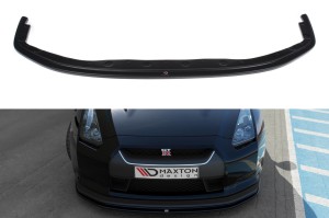 Przedni splitter V2 Nissan GT-R Przedlift / Coupe (R35) (carbon look)
