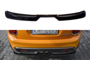Centralny splitter tylny Mini Cooper S MK3 Przedlift 3D (F56) (czarny mat)