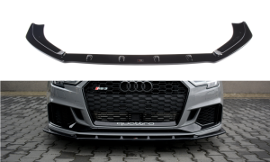 Splitter przedni V1 Audi RS3 8V FL Sedan (carbon look)