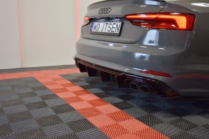 Dokładka tylna Audi S5 F5 Coupe / Sportback (czarny połysk)