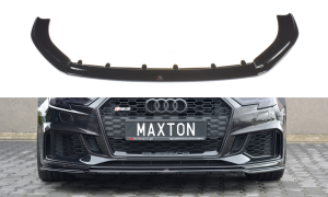 Splitter przedni V2 Audi RS3 8V FL Sportback (carbon look)
