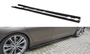 Dokładki progow BMW 6 Gran Coupe (czarny połysk)