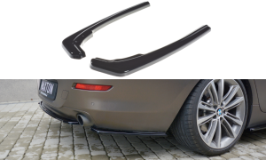 Splittery tylne boczne BMW 6 Gran Coupe (czarny połysk)