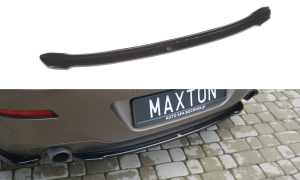 Splitter tylny srodkowy BMW 6 Gran Coupe (czarny mat)