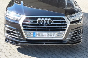 Splitter przedni Audi SQ7 / Q7 S-Line MK2 (czarny połysk)