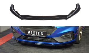 Splitter przedni V4 Ford Focus ST / ST-Line MK4 (czarny mat)