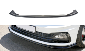 Przedni splitter V2 Volkswagen Polo MK6 GTI (czarny mat)